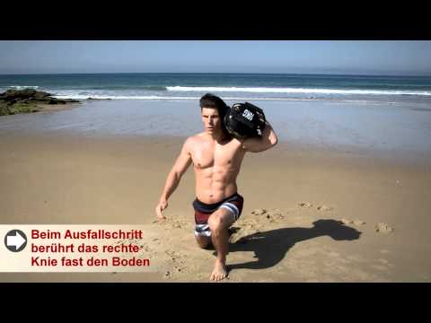 Sandbag-Strand-Workout - Sixpack in 4 Wochen