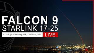 SpaceX Launches Starlink 17-25 Mission from SLC-4E Vandenberg, California