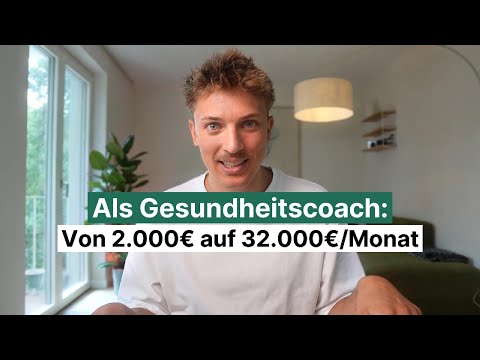 € 2.000 auf € 32.000/Monat in 24 Wochen als online Gesundheitscoach