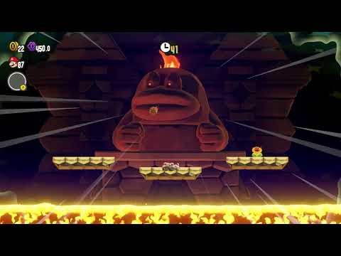 Super Mario Bros. Wonder - World 6: Deep Magma Bog - Wavy Ride through the Magma Tubes