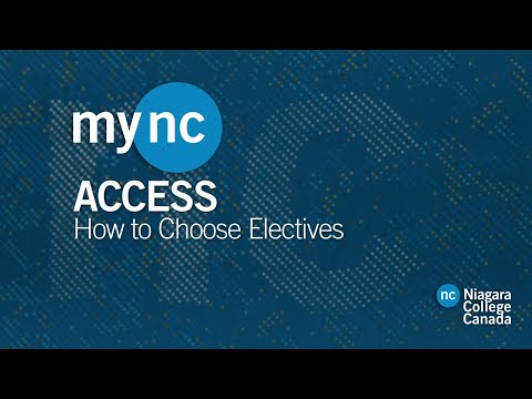 MyNC How to Choose Electives