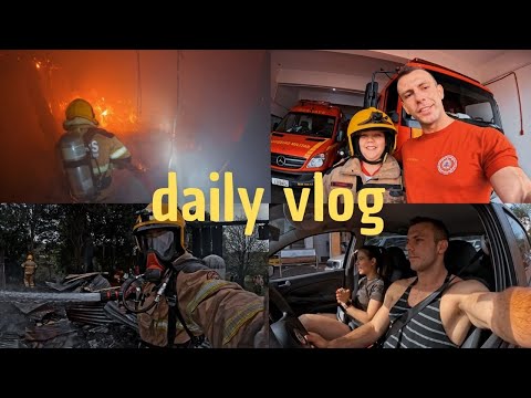Vlog - um dia como bombeiro (rotina, incêndios, treinos e dieta...) ep 6