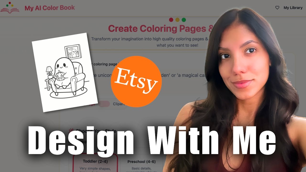 How I Create Coloring Pages in Bulk for Etsy (HACK)