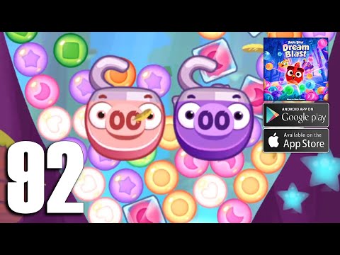 Angry Birds Dream Blast ]92[ Gameplay Walkthrough - Stage 390 391 392 (Android, iOS)