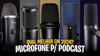 Top 5 Melhores MICROFONE P/ PODCAST de 2024? Guia Atualizado ✅