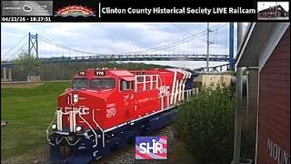 Clinton County Historical Society Live Railcam - Clinton, IA #SteelHighway