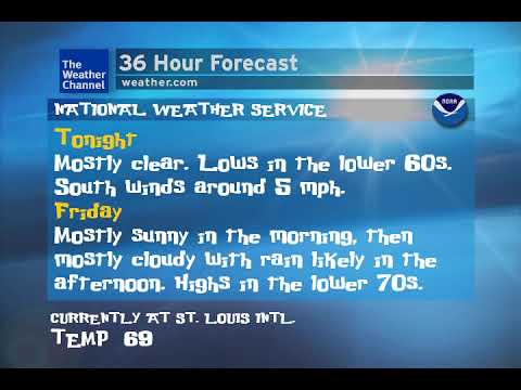 Modified WeatherStar XL - Thursday, September 4, 2025