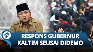 Sikap Gubernur Kaltim, Sempat Abaikan Massa saat Ricuh, Kini Muncul  Ucap Terima Kasih Lewat Medsos