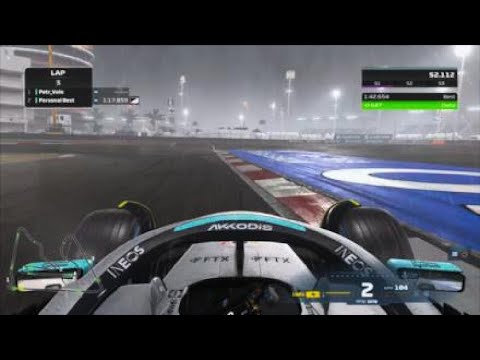F1 22 Bahrain Wet Hotlap (1:41.748)