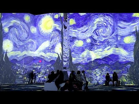🎨 VAN GOGH Exhibit NYC The IMMERSIVE EXPERIENCE (Original Soundtrack!) • New York City Dec 9, 2021 🤩