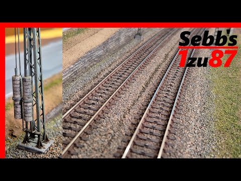 Track ballasting and aging, Viessmann overhead line masts and asphalt... System update #6
