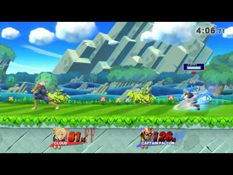 Smash 4 Yori(Cloud) VS Silver (C.Falcon)
