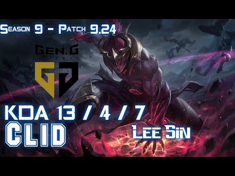 Gen Clid LEE SIN vs KAYN Jungle - Patch 9.24 KR Ranked