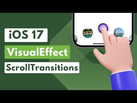 SwiftUI Circular Carousel Slider - VisualEffect & ScrollTransition APIs - Xcode 15 thumbnail