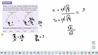 Eğitim Vadisi AYT Fizik 11.Föy Basit Harmonik Hareket 3 (Basit Sarkaç ve Sorular) Konu Anlatım Videoları