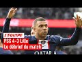 PSG 4-3 Lille : Le débrief de la folle victoire parisienne dans l'Équipe du Soir