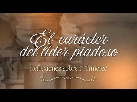 1º Timoteo 3:15. El caráter del líder piadoso.