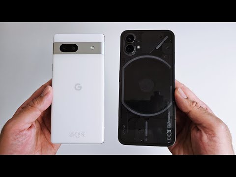 Google Pixel 7a vs Nothing Phone 1 Comparison - Specs, Gaming, Cameras - Which One Better?
