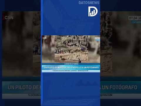 🔵Catamarca: atropellaron a un fotógrafo en una competencia de motocross