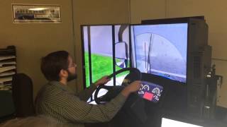 Sun reporter Ryan Hagen tries Omnitrans coach simulator (Part 2)