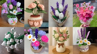 Very beautiful & attractive crochet homedecor for frowers ideas 2025