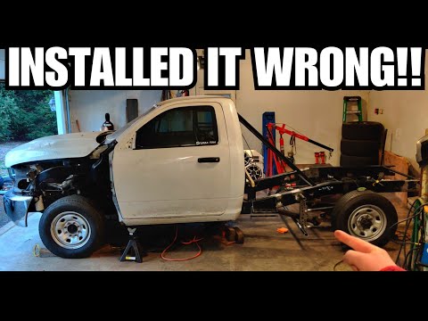 I SCREWED UP Installing My Cummins 4 Link Rear Suspension & Anti-Roll Bar Mock Up!!