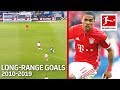 Top 10 Best Long-Range Goals of The Decade 2010-2019 - Gnabry, Costa, Draxler & More