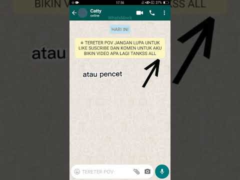 Halo teman teman yang minta tutorial cara balas otomatis ini cara nga ya guys#whatsmock