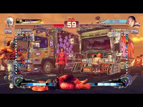 USF4 XBL: TWO RAW RYU U2 ONE GAME gllty (ryu) vs ELVERisGoNe69(fuerte)