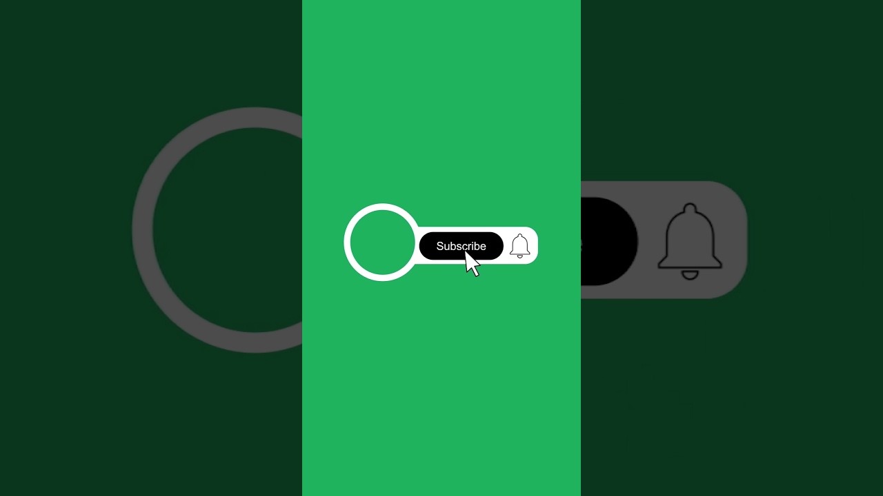 Subscribe green screen #humloart