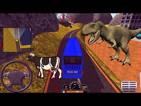 Us Police Uphill Bus Driving Simulator - us soldier duty gameplay - Android gameplay
