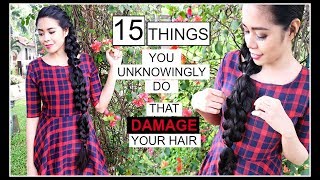 15 THINGS YOU UNKNOWINGLY DO THAT DAMAGE YOUR HAIR-HOW TO STOP BREAKAGE-BEAUTYKLOVE