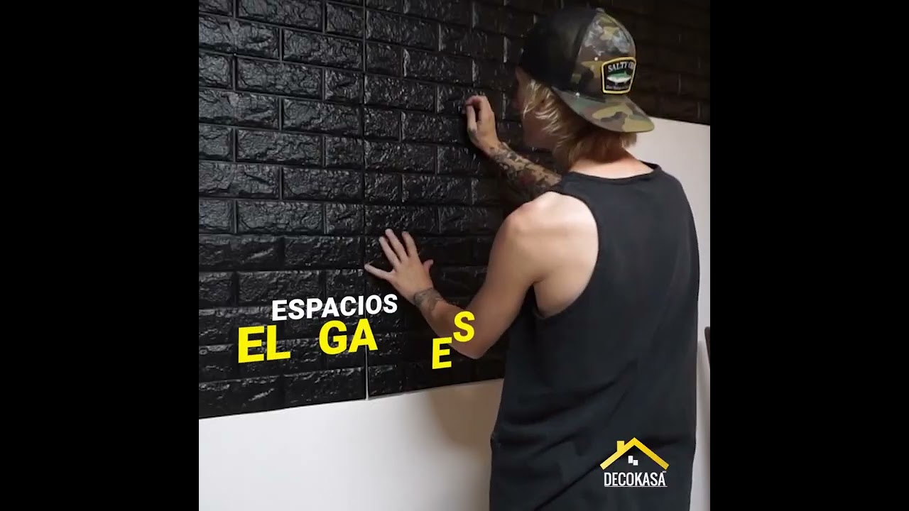 Watch LADRILLO ADHESIVOS EN PANEL / LADRILLO BLANCO Y NEGRO / PANEL 3D Now LADRILLO ADHESIVOS EN PANEL / LADRILLO BLANCO Y NEGRO / PANEL 3D