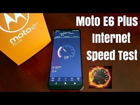 Motorola Moto E6 Plus Internet Speed Test