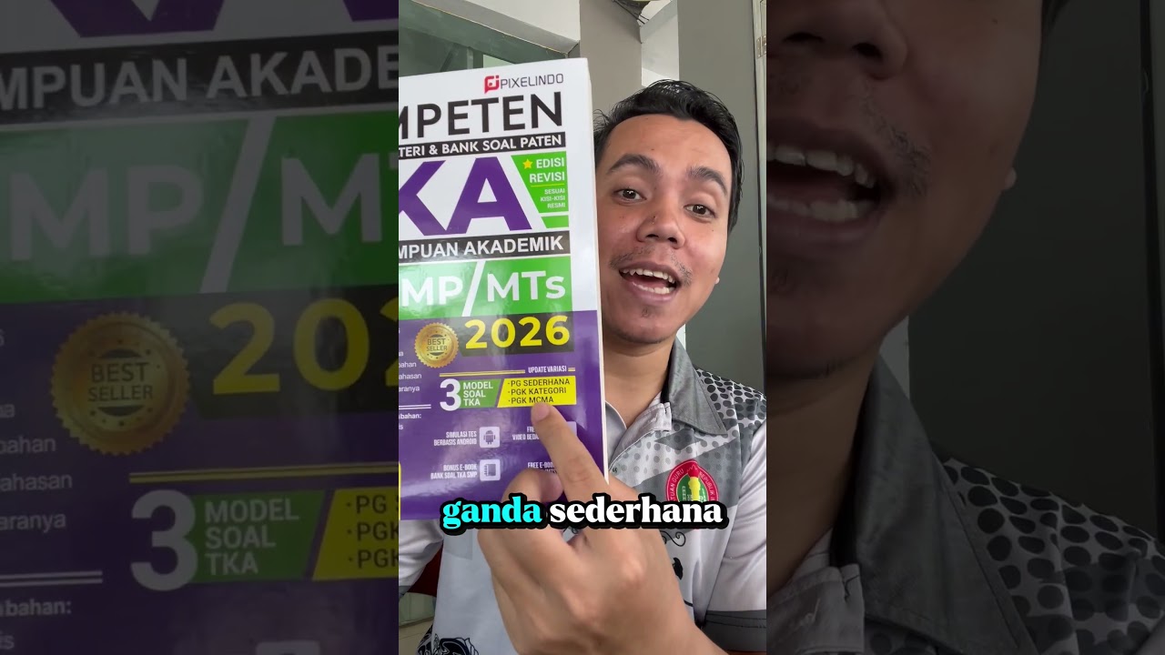 Middle school academic ability test preparation book, TKA competency book #trisnomathnian