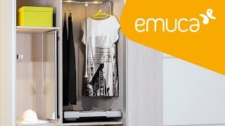 Acessórios de interior de roupeiro da gama Keeper e o sistema de correr Space+