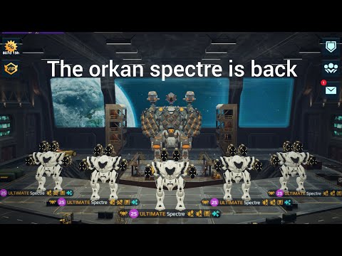 war robots ultimate edition orkan spectre and new titan cyro rockets