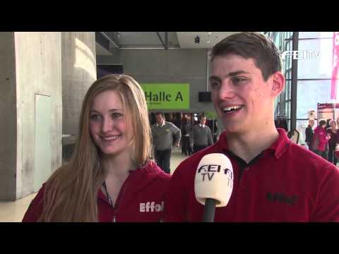 FEI World Cup™ Vaulting Final 2015 - Graz - Justin Van Gerven and Gera Marie Grun