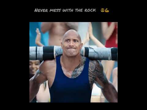 Never mess🔥 with the rock ☠️ the rock attitude 😎💯status #shorts #baywatch