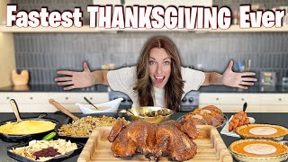 Ultimate THANKSGIVING Dinner in Less than 4 Hours on The SMOKER!