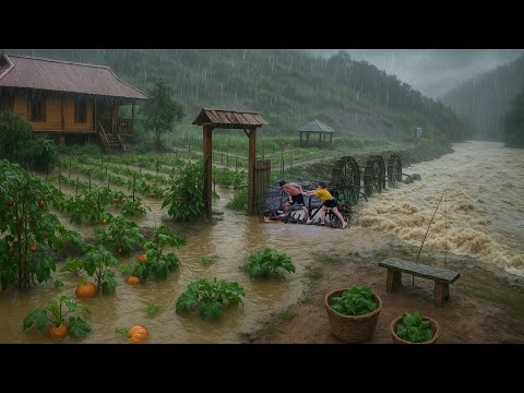 Ernten, Kochen & Verkaufen bei Überschwemmungen und Starkregen