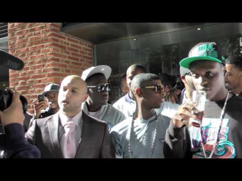 English Frank, Dvs, Sneakbo, Steelo Freestyle & Video Shoot.. Music video... CITY LOCKED..