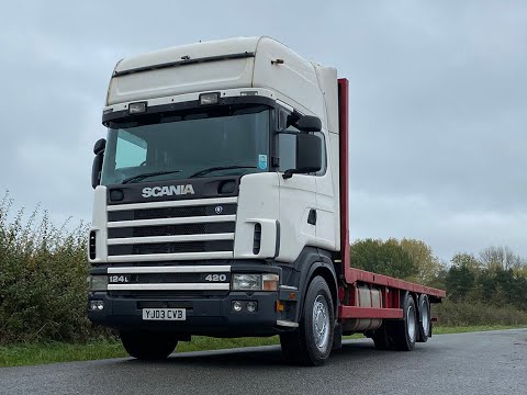For Sale - New Stock From Sotrex: Scania 124 420 6 X 2 Top line Flatbed