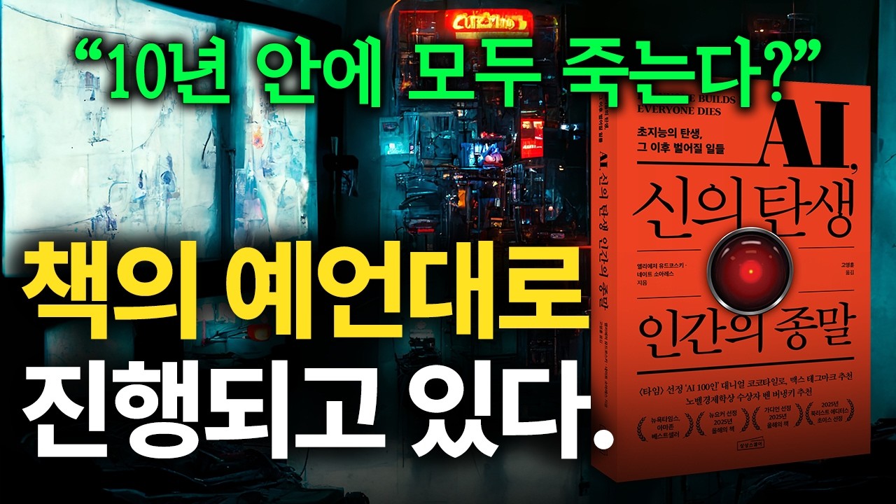 AI 인류 멸망 시나리오 7단계, 10년 안에 인류 멸망? (feat AI, 신의 탄생 인간의 종말)