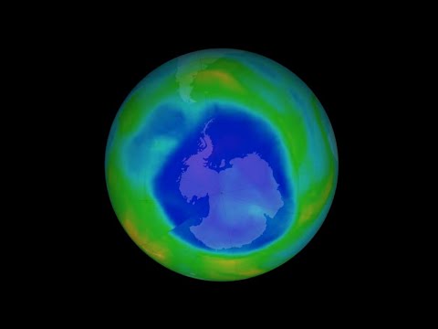 Antarctic ozone hole at its smallest since 1988