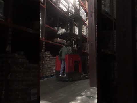 Raymond forklift moves