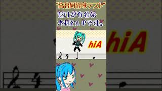 低音廚音域テスト君涙目 - 木村わいPのボカロ曲紹介 #Shorts