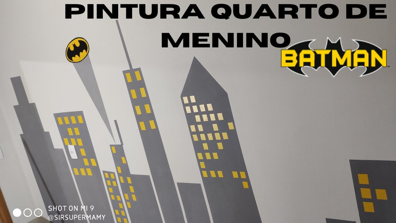 Decoração  do Batman Gotham City Faça você Mesmo Sir Super Mamy