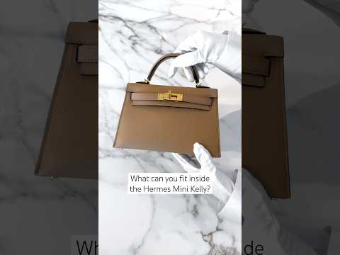 How Much Can You Fit Inside an Hermes Mini Kelly?
