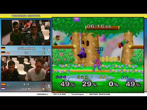 SB2 - Ice / SchlimmShady Vs. K-12 / Fout NL - Losers Finals - Melee Doubles
